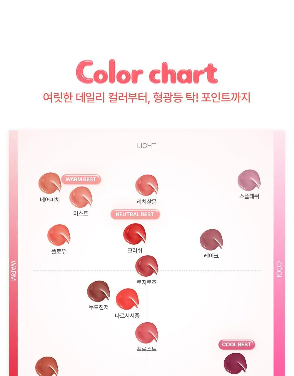 [퍼펙트글로우PICK/탕후루립] 잉가 워터 글로우 립 틴트 4.5g_13컬러 상세페이지 10